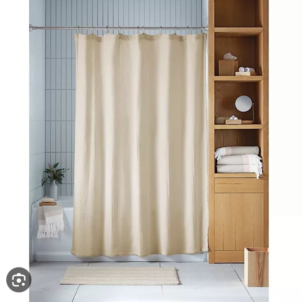 Haven Double Gauze 72’’x72’’ Shower Curtain Organic Cotton
